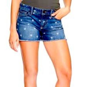 Dark Blue Short with White Stars